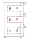 Kit tiroir pour meuble 530 - Snack bar
