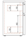 Kit tiroir pour meuble 530 - Snack bar