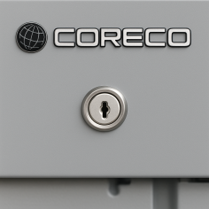 Serrure pour porte vitrée Coreco (meuble ou armoire)