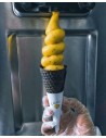 Machine à glaces soft et frozen yogurts - Sur sol avec roulettes - Débits intensifs - 2 parfums + panachage - 2 x 12 L