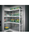 Rayonnage d'angle 4115x1970x400 5 niv