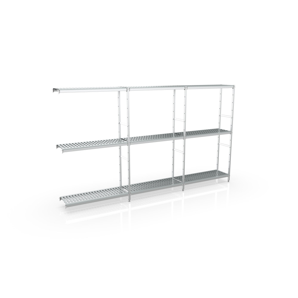 Rayonnage d'angle 4715x1970x500 3 niv