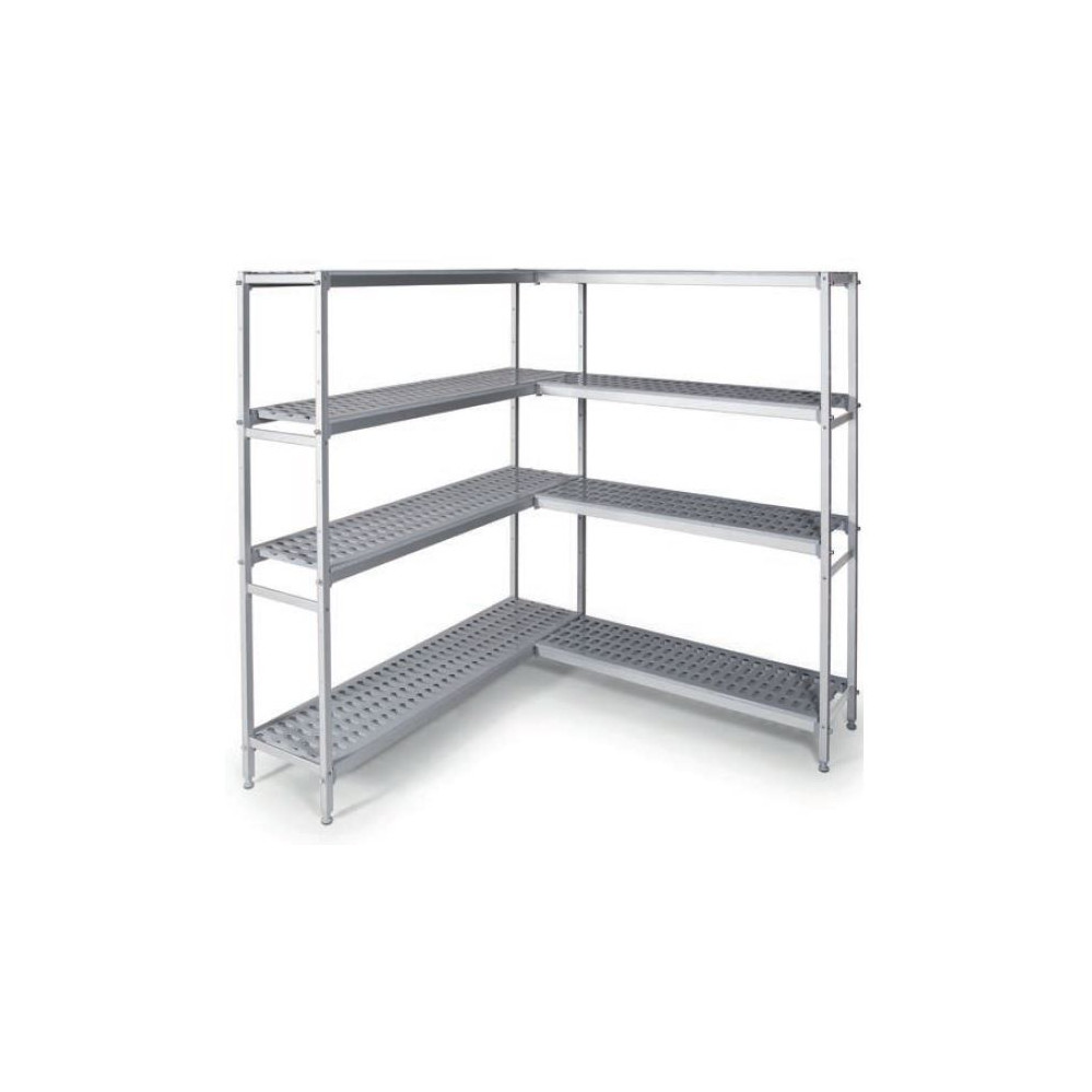 Rayonnage d'angle 3815x1970x500 5 niv