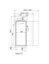 Armoire GN1/1 + GN2/1 négative 2 portes