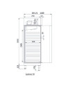Armoire GN1/1 positive 1 porte