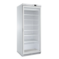 Armoire blanche ABS GN2/1 négative 1 porte vitrée
