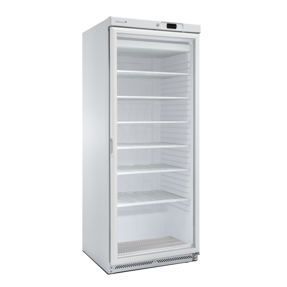Armoire blanche ABS GN2/1 négative 1 porte vitrée