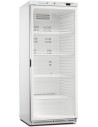 Armoire blanche ABS GN2/1 positive 1 porte vitrée