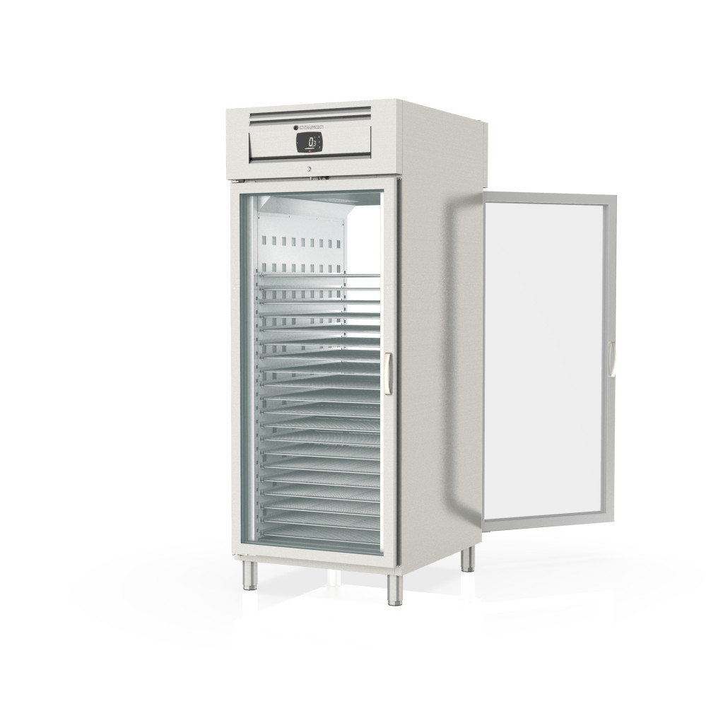 Armoire patissière traversante refrigeration 600x800 - 1 porte vitrée avant et arrière