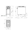 Fourneau 2 feux vifs s/750  sur placard