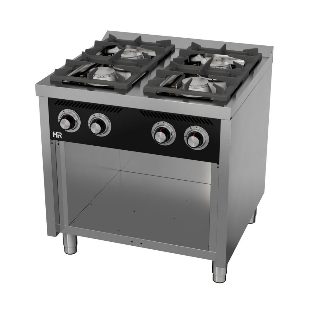 Fourneau 4 feux vifs s/750  sur placard