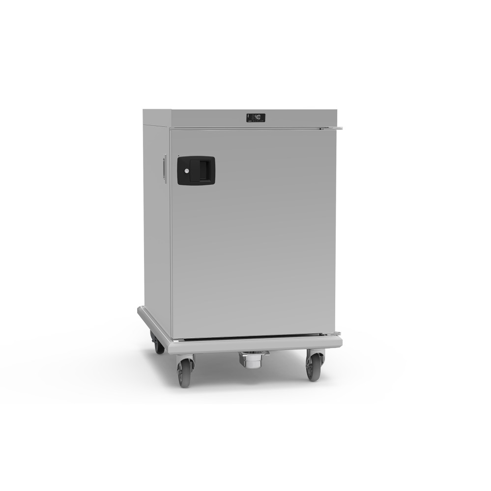 Chariot froid de liaison embouti GN2/1 -  955 x 705 x 1400 mm