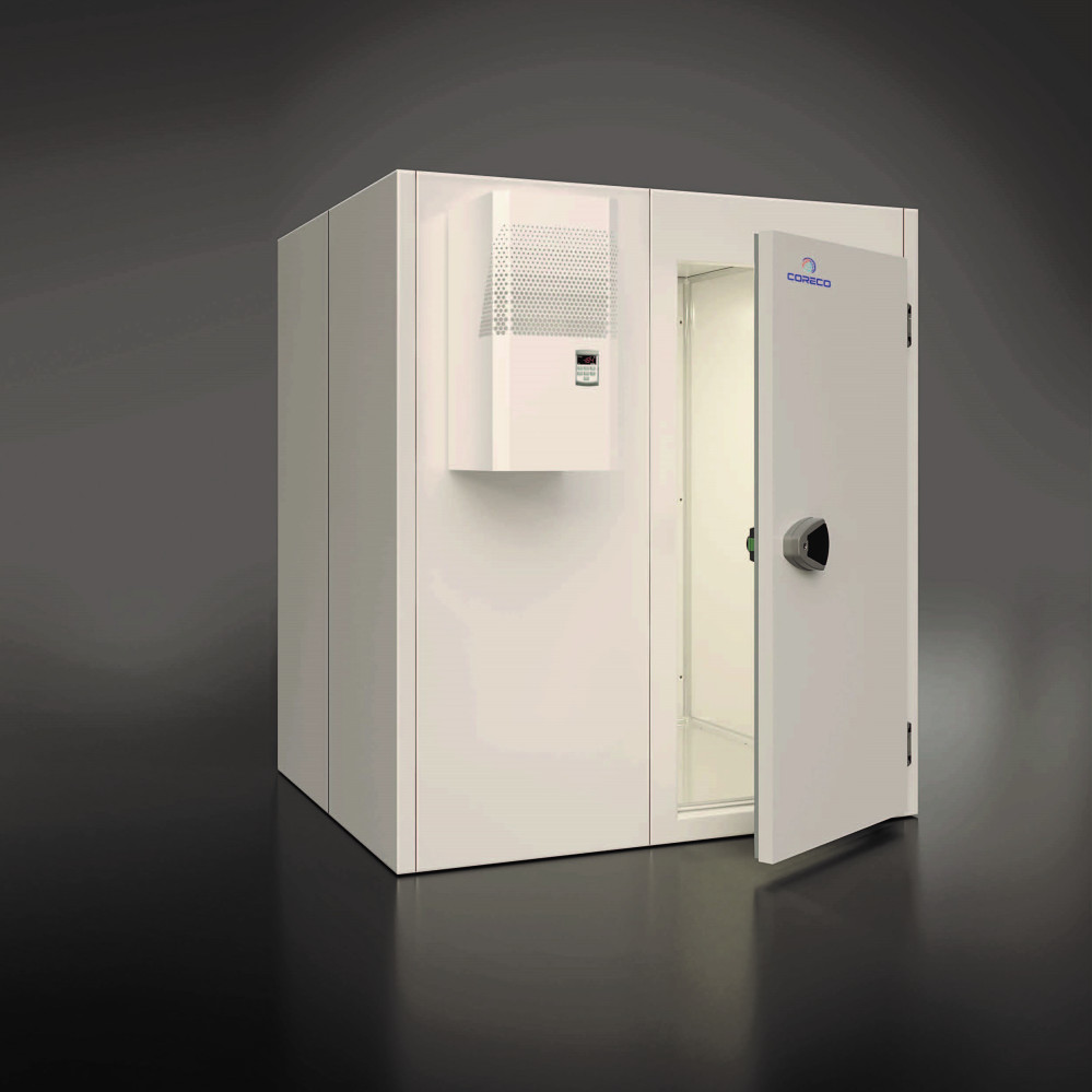 Chambre froide sans colonne - Epaisseur 100 - Sans sol - Dim.:3380x1580x2300