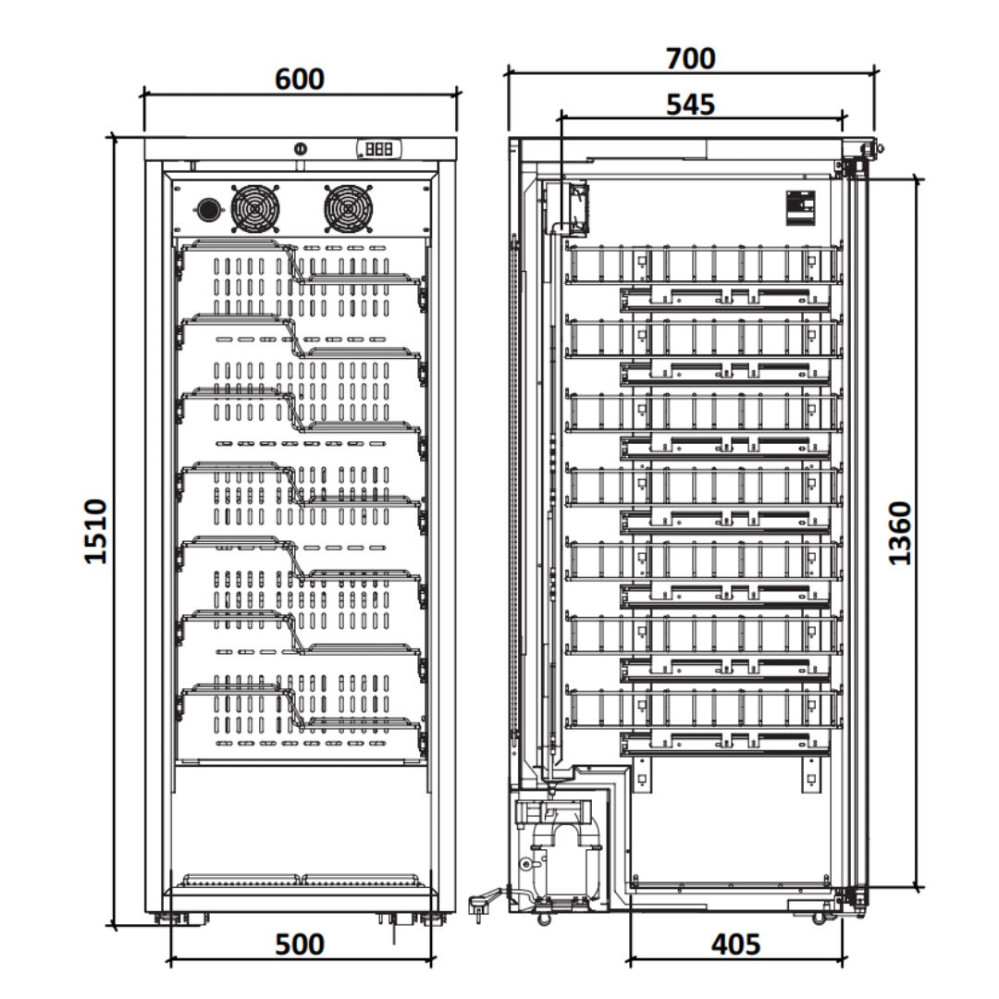 Armoire à vin mono-température - Gamme Exclusive - 101 bouteilles