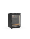 Armoire à vin mono-température 1 porte - Extérieur noir Intérieur inox