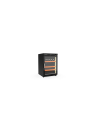 Armoire à vin mono-température 1 porte - Extérieur noir Intérieur noir