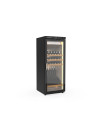 Armoire à vin mono-température 1 porte - Extérieur noir Intérieur inox