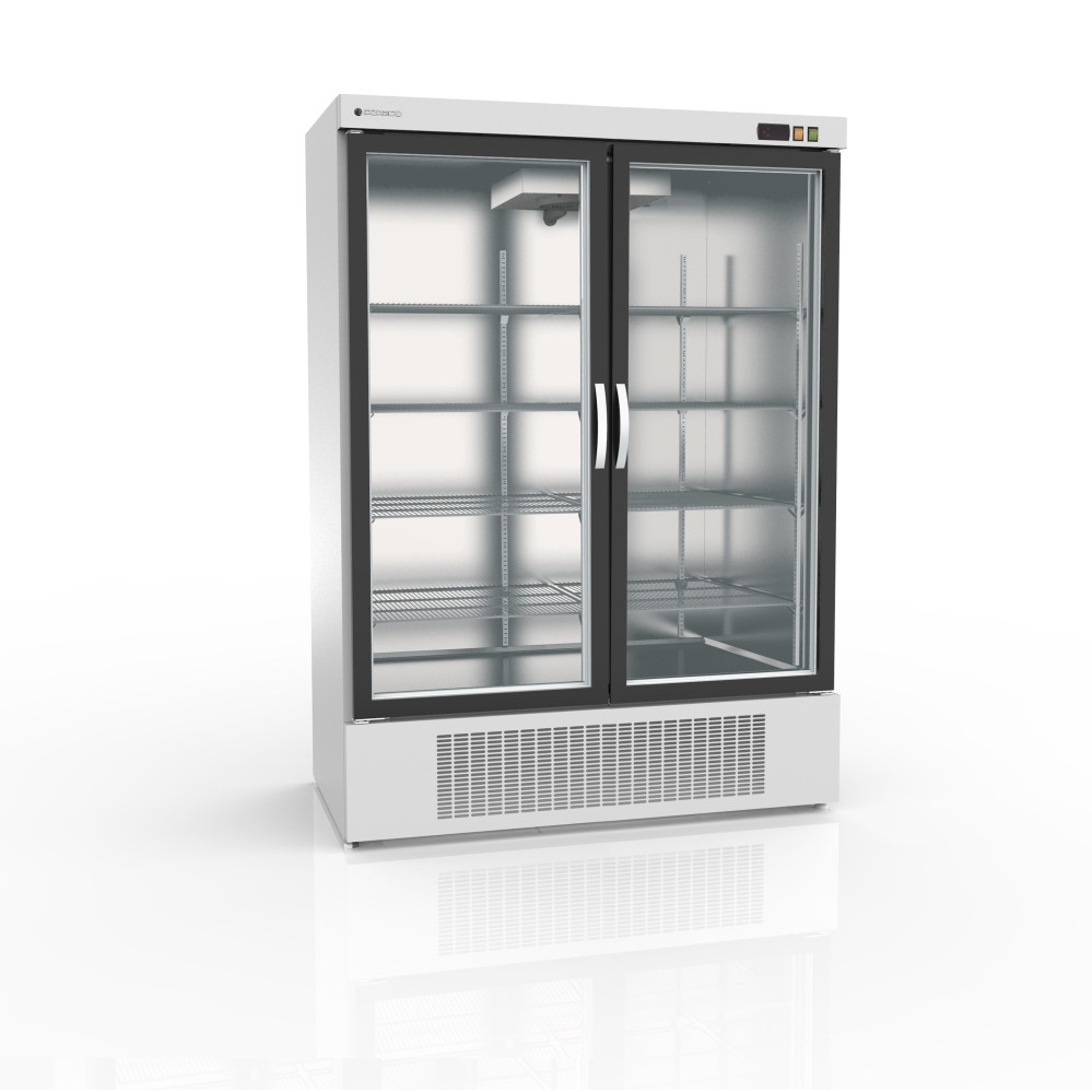 Armoire  gourmet 2 porte vitrée négative