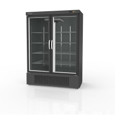 Armoire  gourmet 2 porte vitrée négative