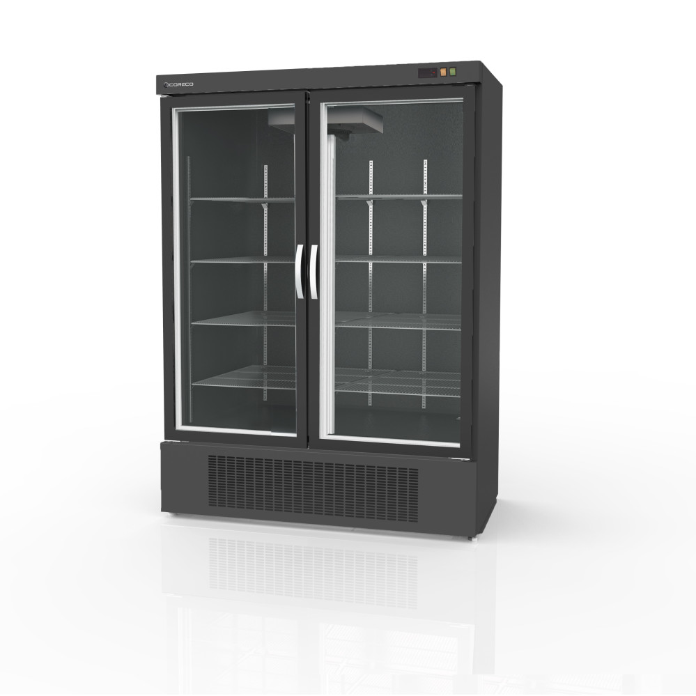 Armoire  gourmet 2 porte vitrée négative