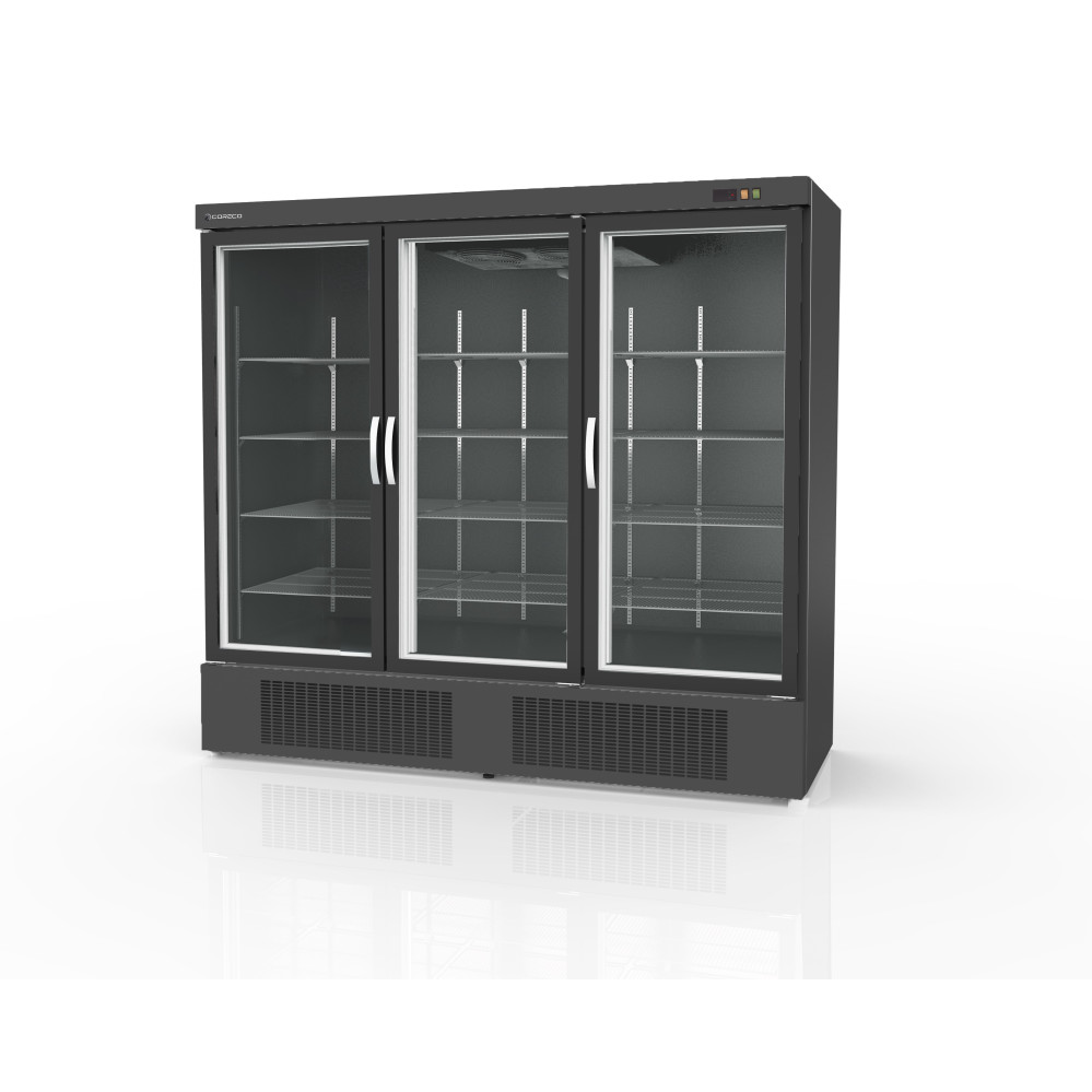 Armoire  gourmet 3 porte vitrée négative