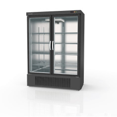 Armoire  gourmet 2 porte vitrée positive