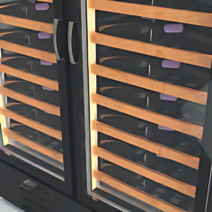 Armoire à vin bi-température 2 portes