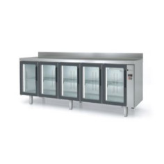 Arrière bar 600 gpe à dist. (+) - 5 p. vitr.
