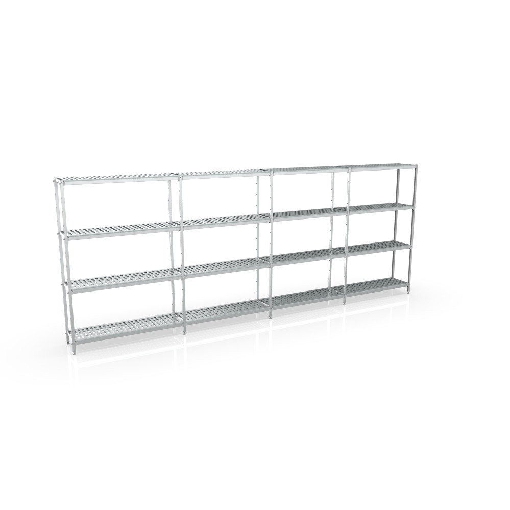 Rayonnage linéaire 5695x1670x400 4 niv