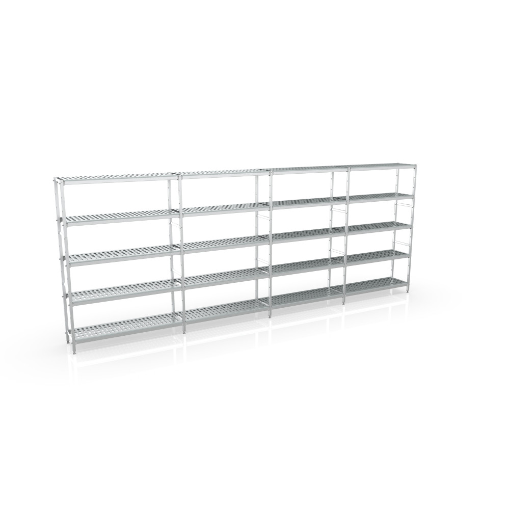 Rayonnage linéaire 6195x1970x400 5 niv