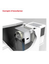 Monobloc mural R290 avec évaporateur en aluminium mt 1hp