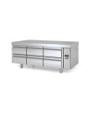 Meuble soubassement 700 grp à distance 3 x doubles tiroirs