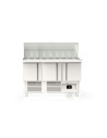 Meuble saladette 700 positif - 3 portes