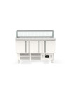 Meuble saladette 700 positif - 3 portes