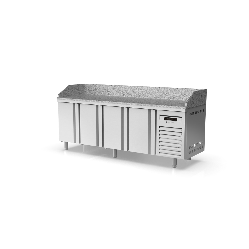 Meuble pizza 600 positif - 4 portes