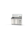 Meuble pizza 800 positif - 2 portes