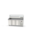 Meuble pizza 800 positif - 3 portes