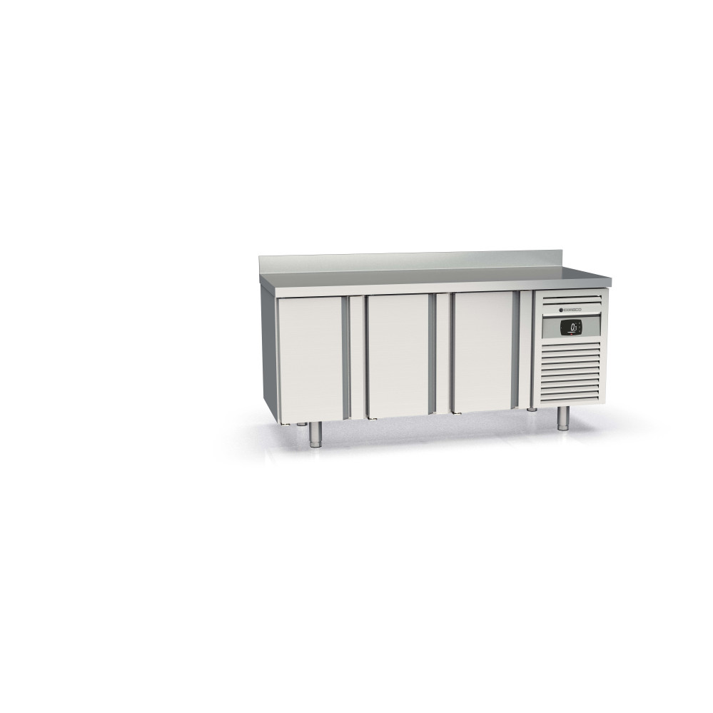 Meuble avec évier 700 positif - 3 portes pleines