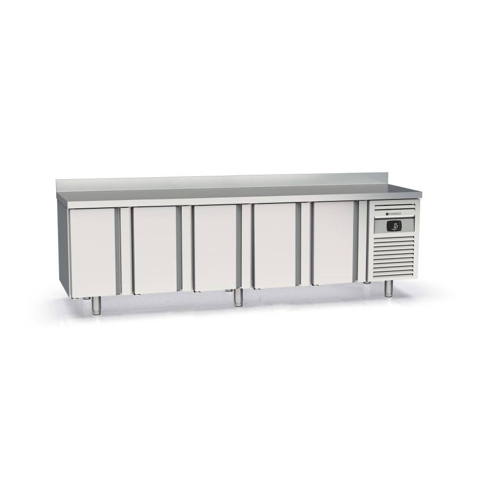 Meuble avec évier 700 positif - 5 portes pleines