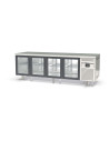 Meuble 800 positif - 4 portes vitrées