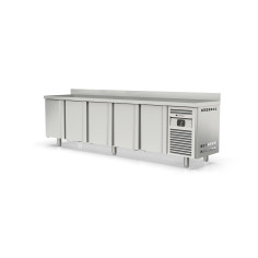 Meuble avec évier 600 positif - 5 portes pleines