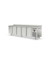 Meuble avec évier 600 positif - 5 portes pleines