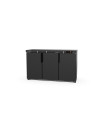 Arrière-bar positif H.850 3 p. pleines battantes