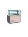 Smart Buffet vitrine centrale cuve froide ventilée avec porte rabattable