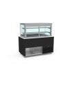 Smart Buffet vitrine centrale cuve froide ventilée avec porte rabattable