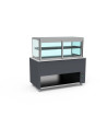 Smart Buffet vitrine chaude avec vitre rabattable