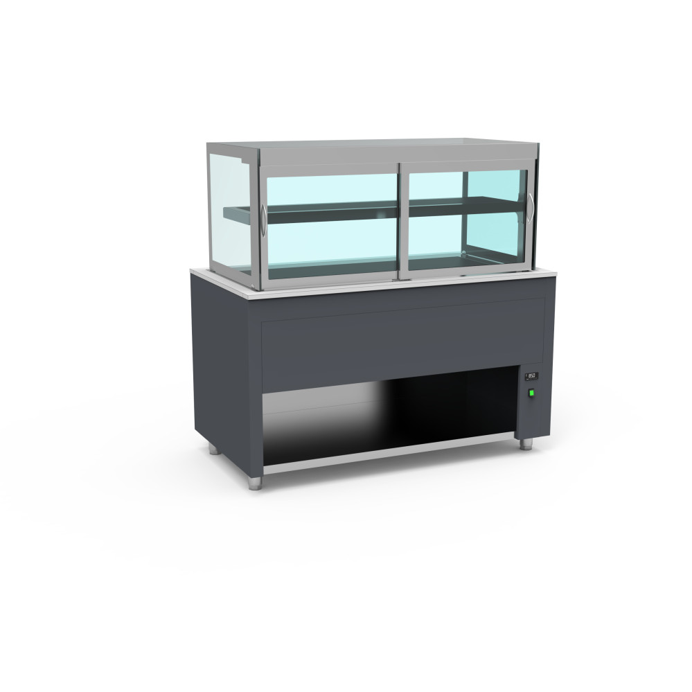 Smart Buffet vitrine chaude avec vitre rabattable