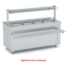 Meuble bain-marie sec