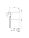 Meuble neutre complémentaire pour machine à café