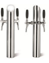 Colonne de tirage pression 2 sorties - Inox